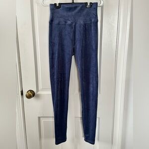 Aerie Purple Velour High-Waisted Leggings